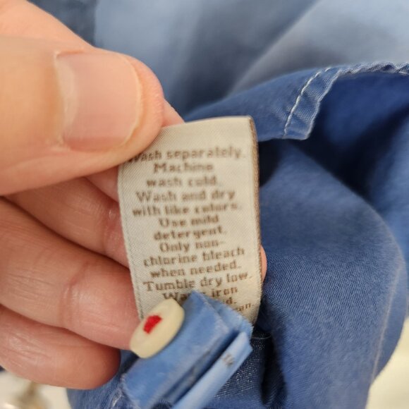 Banana Republic Heritage Ombre Cotton Casual Button Down Shirt, M - Picture 4 of 4